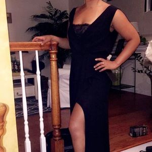 BCBG Black maxi long dress